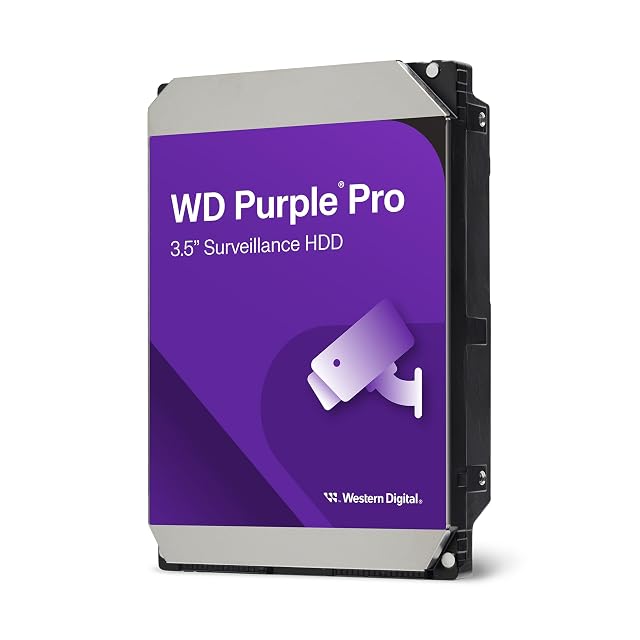 Disco duro interno WD Purple Pro de 8 TB y 3,5 pulgadas con conector SATA