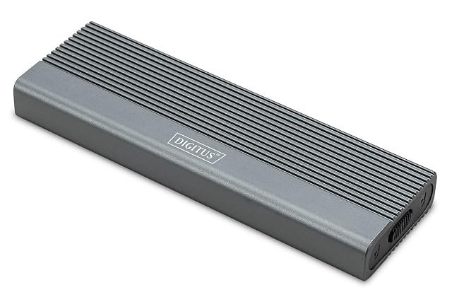 Carcasa compacta DIGITUS para SSD M.2 SATA con conector USB Type-C