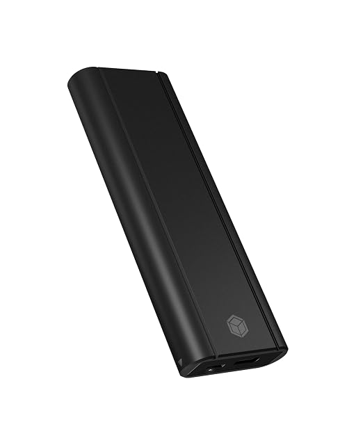 Carcasa ICY BOX de aluminio para SSD NVMe con interruptor de protección contra escritura y conector USB-C