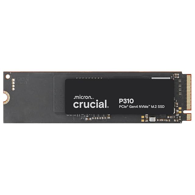 Unidad de estado sólido NVMe Crucial P310 de 1 TB en formato M.2 2280 sobre PCIe Gen 4