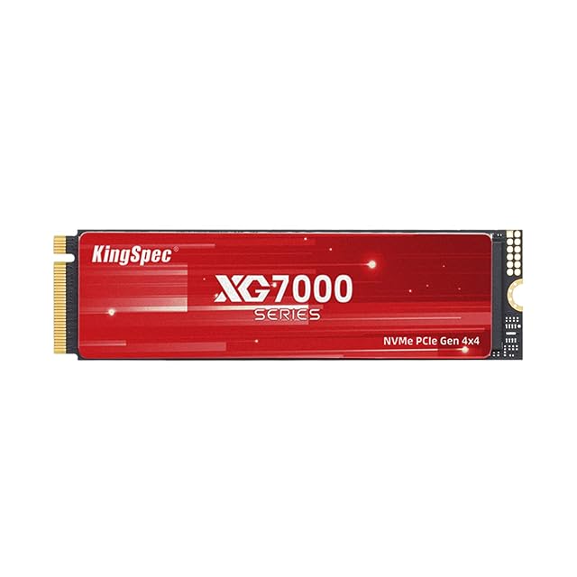 Unidad de estado sólido NVMe KingSpec XG7000 de 1 TB en formato M.2 2280 sobre PCIe 4.0