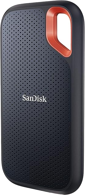 Unidad SSD SanDisk Extreme Portable de 1 TB con anilla de mosquetón y toma USB-C