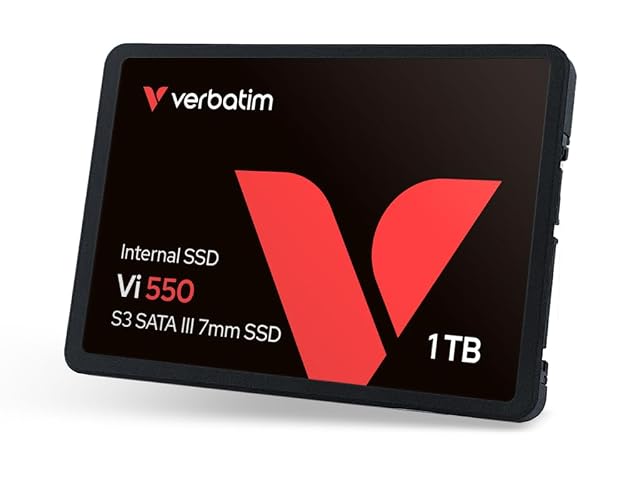 Unidad de estado sólido interna SATA Verbatim Vi550 S3 de 1 TB en formato de 2,5 pulgadas