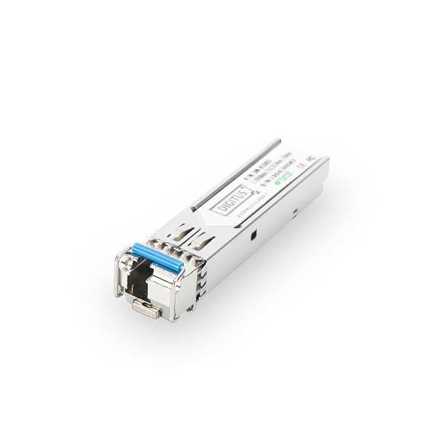 Módulo SFP gigabit bidireccional DIGITUS con un solo puerto óptico LC