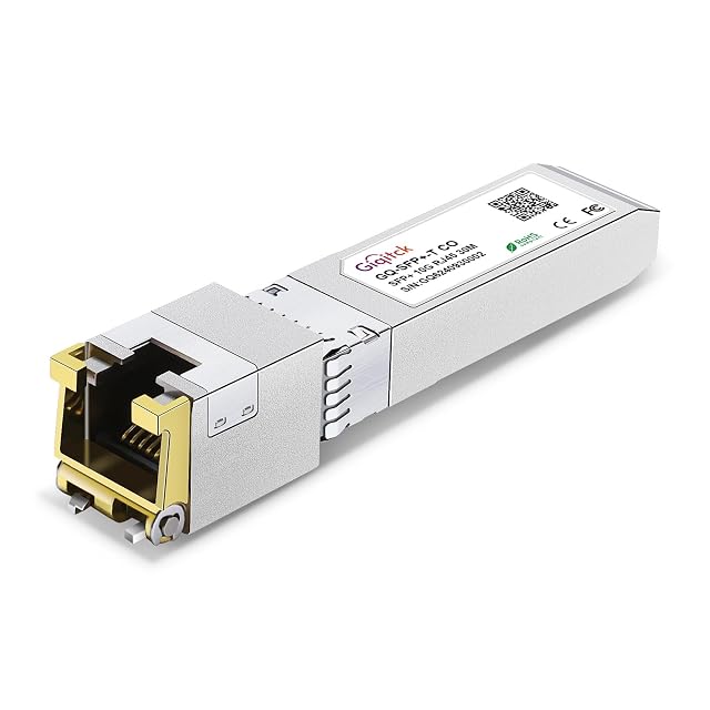 Transceptor SFP+ de cobre 10GBASE-T GIQITCK con conector RJ45