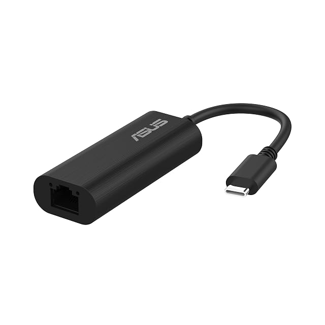 Adaptador de USB-C a Ethernet 2.5G ASUS USB-C2500 V2 con toma RJ45